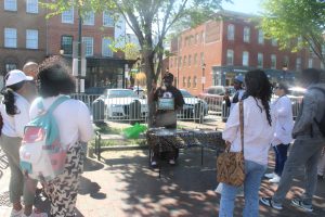 Lou Fields gives a tour of historic Fell's Point and the legacy of Frederick Douglass